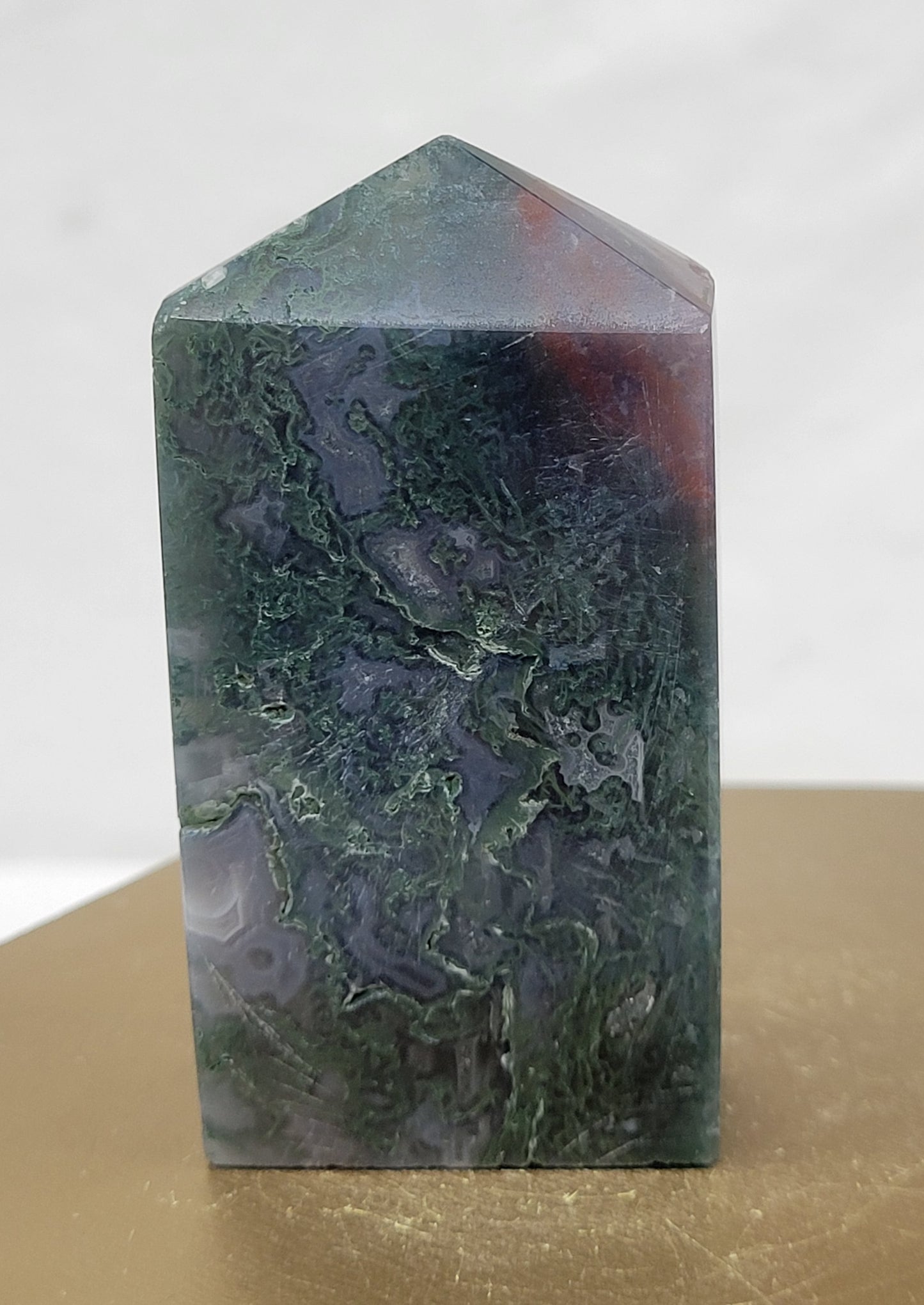 Moss Agate tower (4 sided)