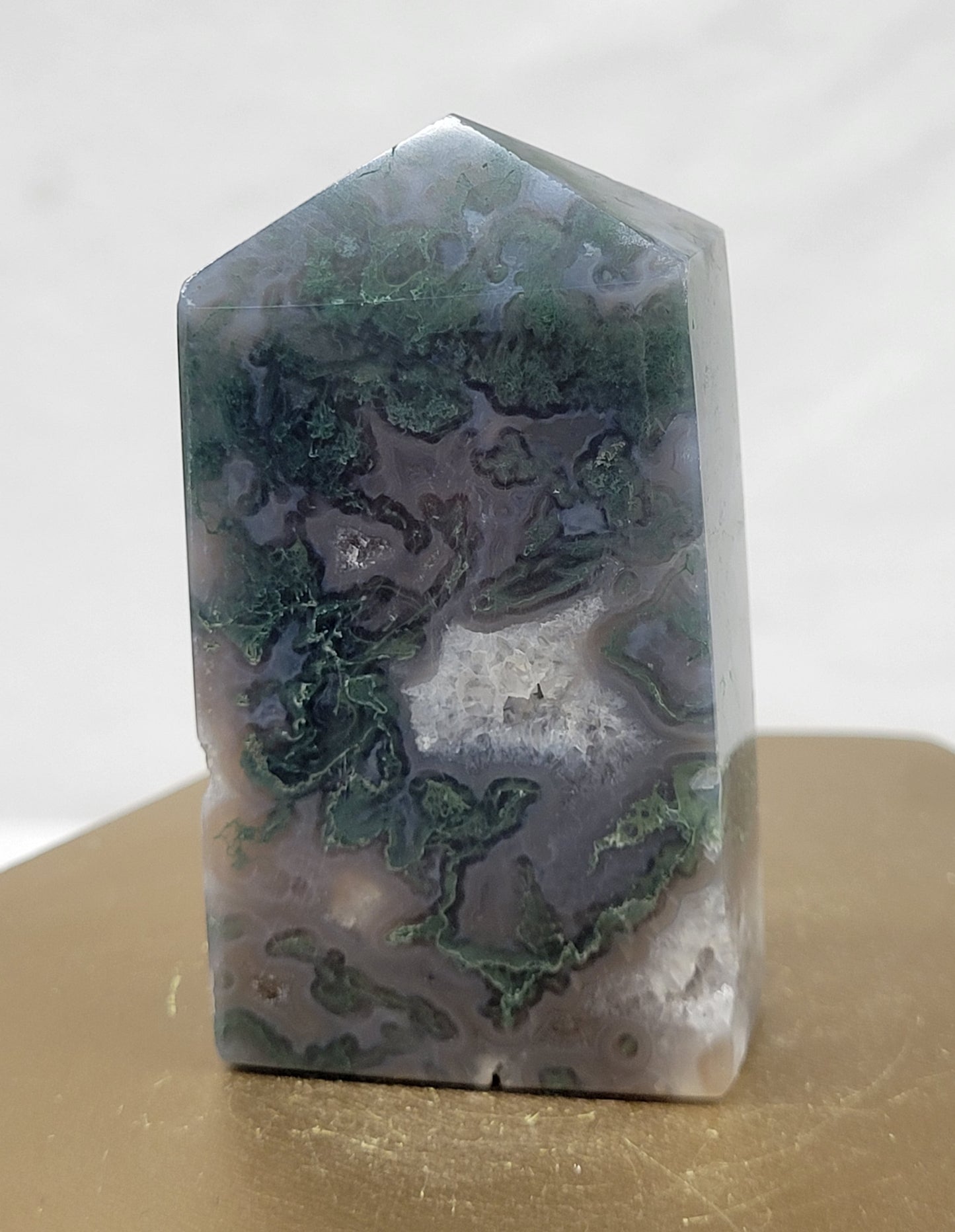 Moss Agate tower (4 sided)