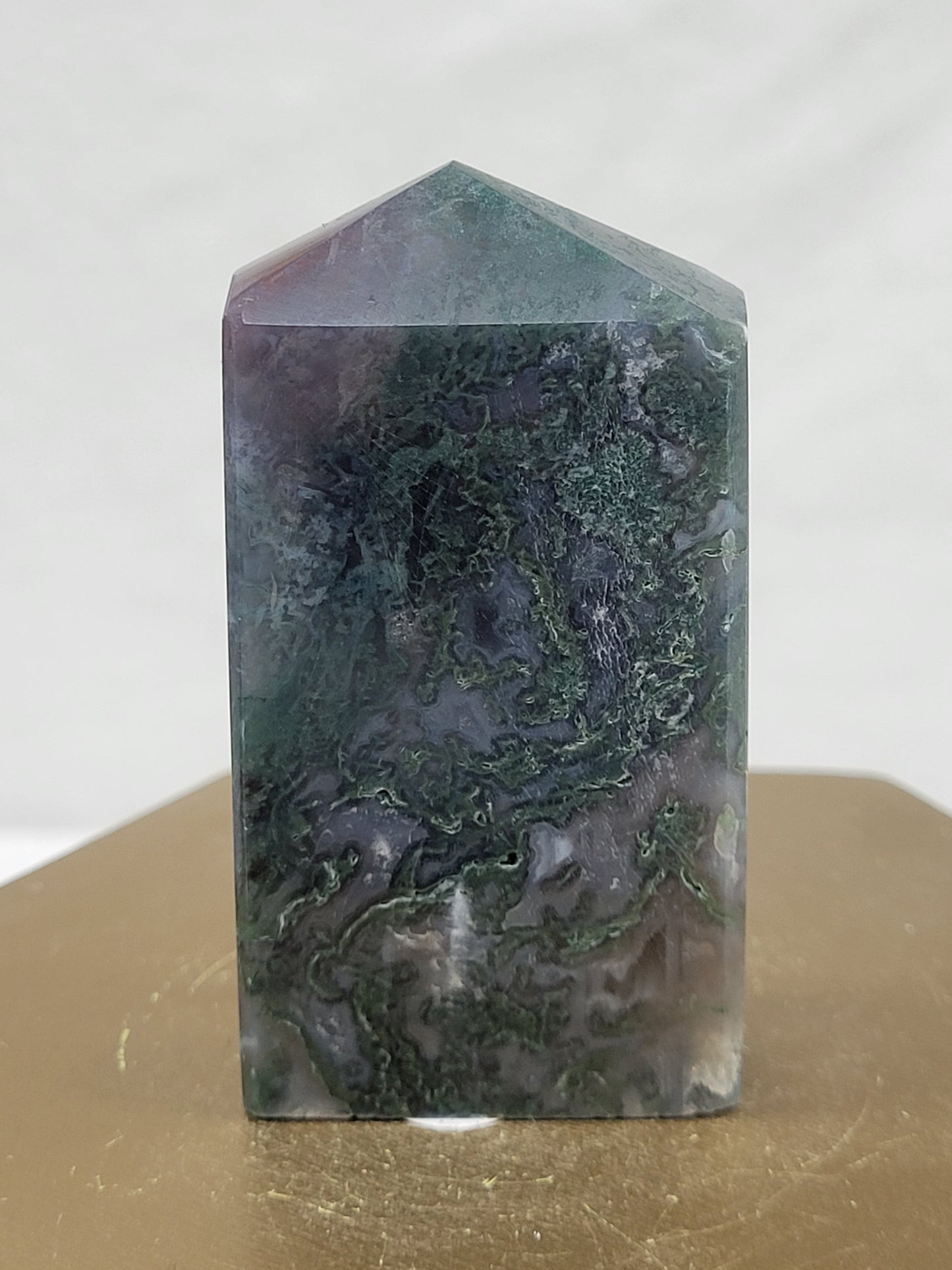 Moss Agate tower (4 sided)