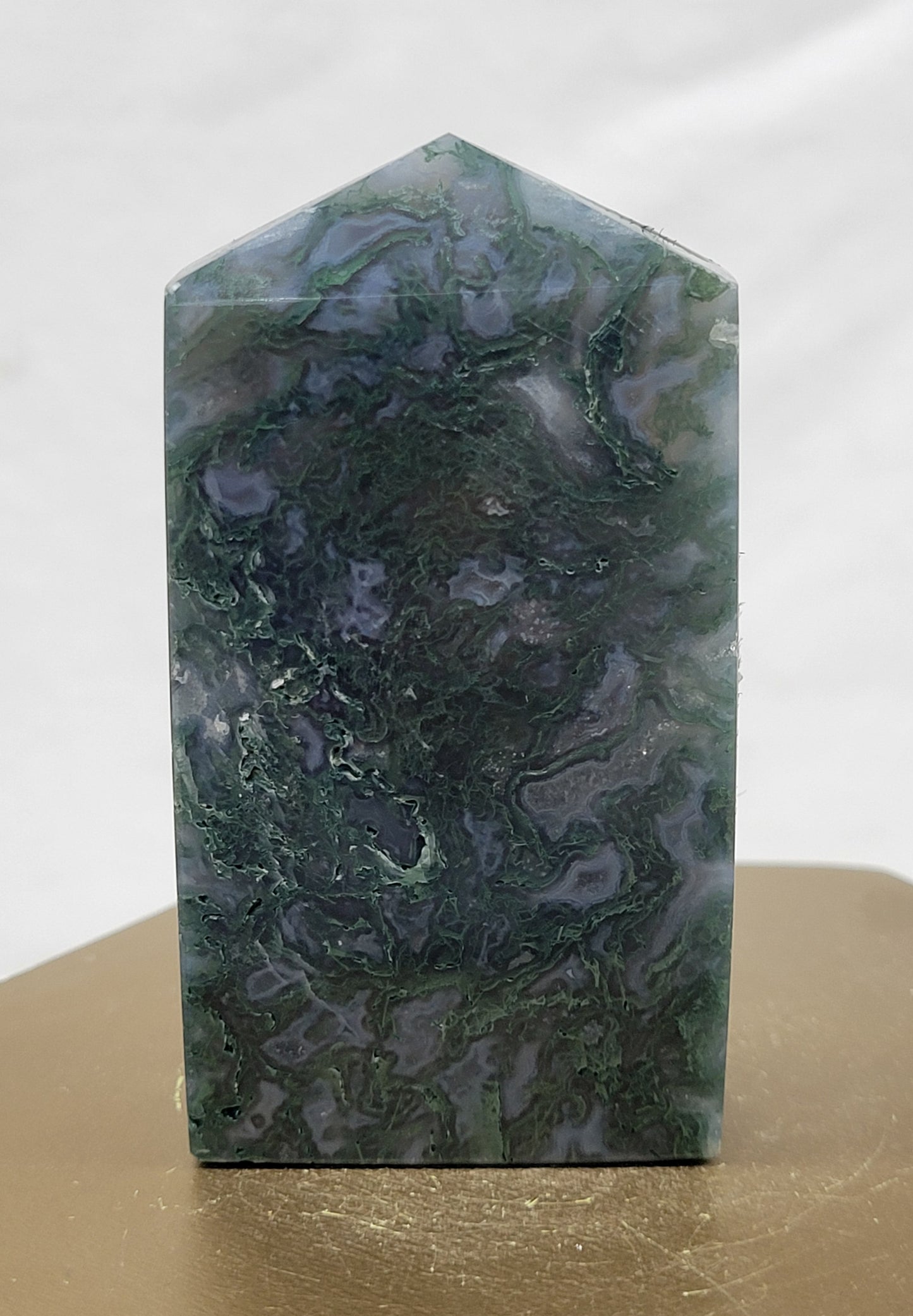 Moss Agate tower (4 sided)