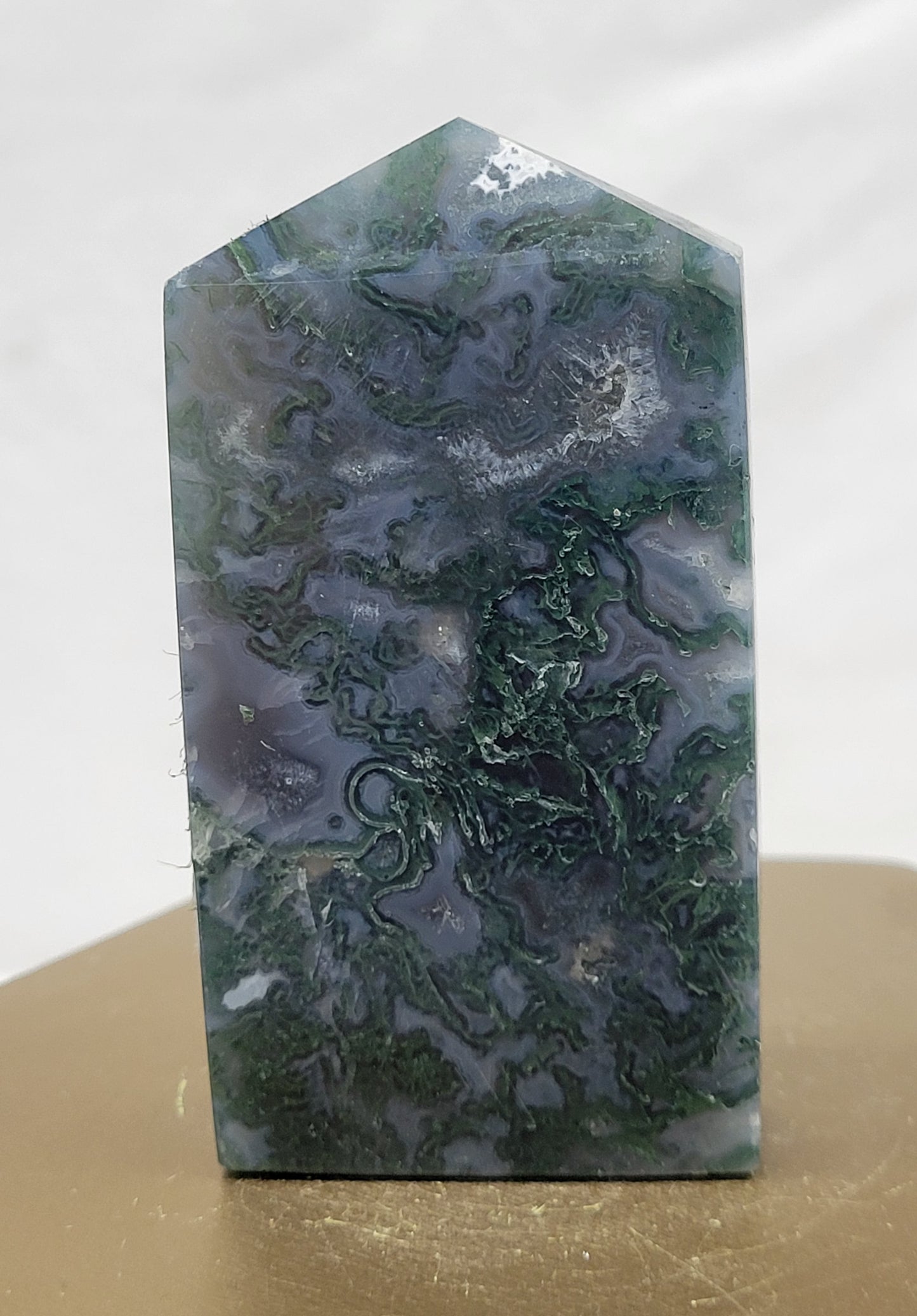 Moss Agate tower (4 sided)
