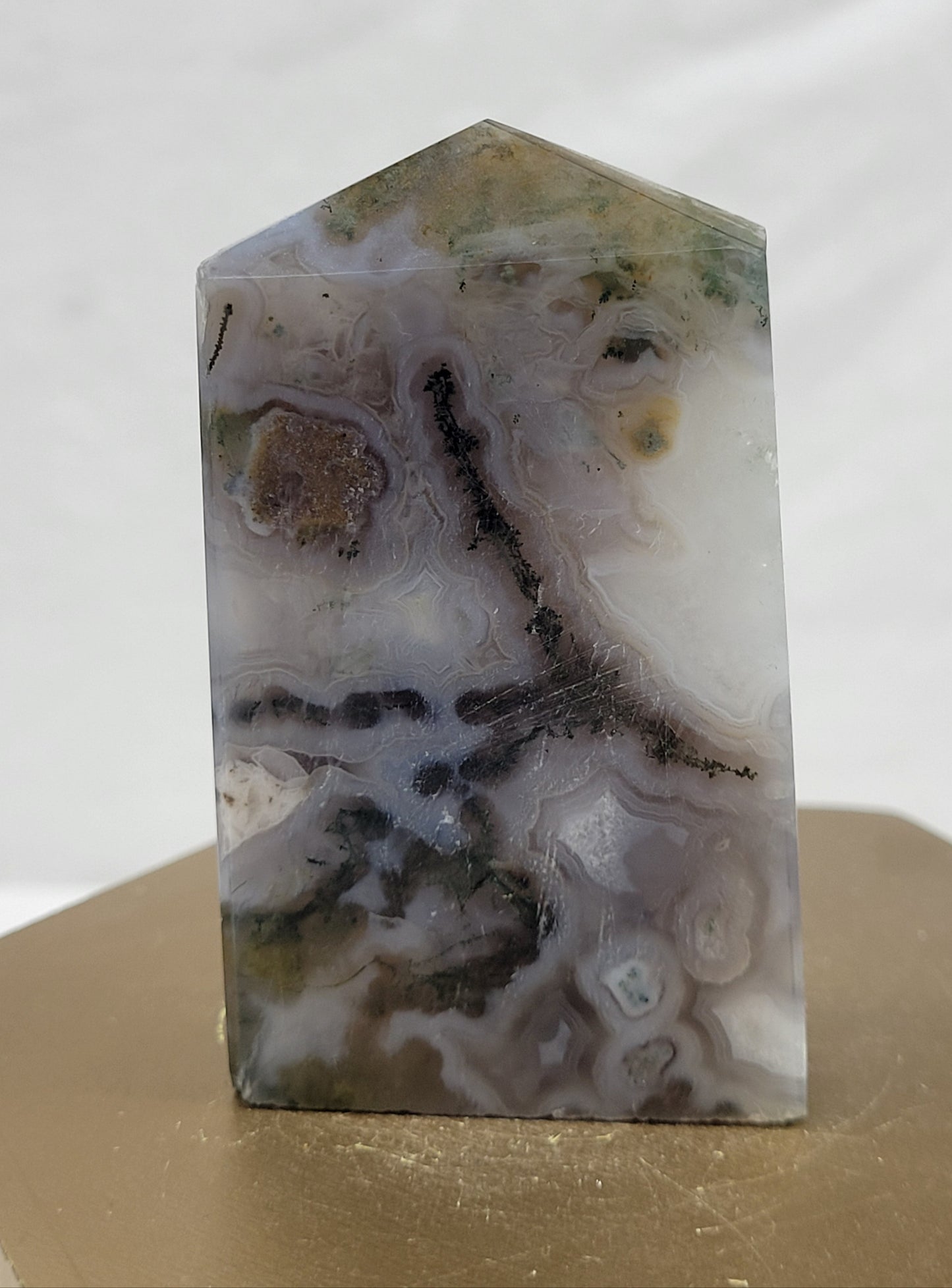 Moss Agate tower (4 sided)