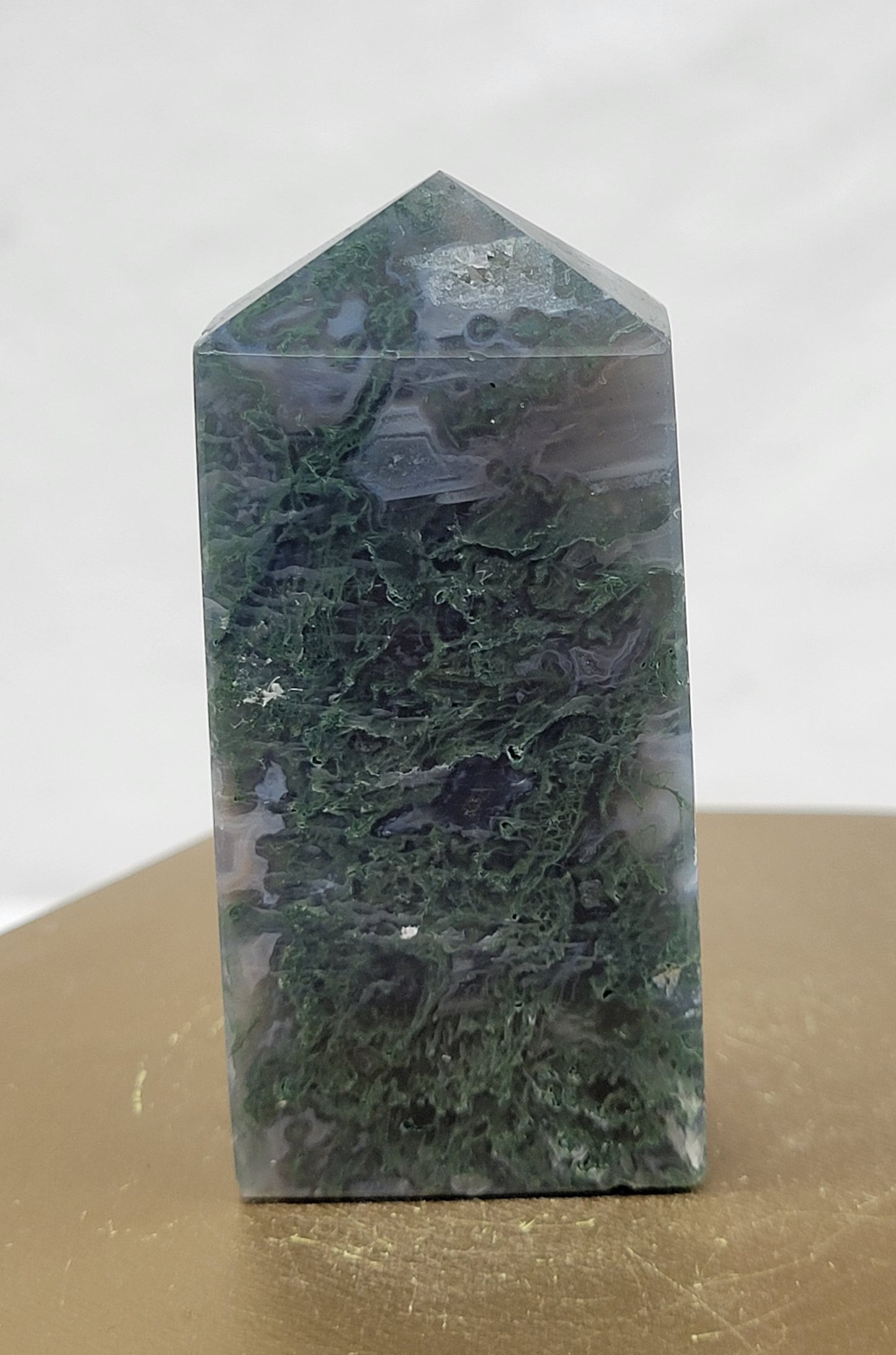 Moss Agate tower (4 sided)