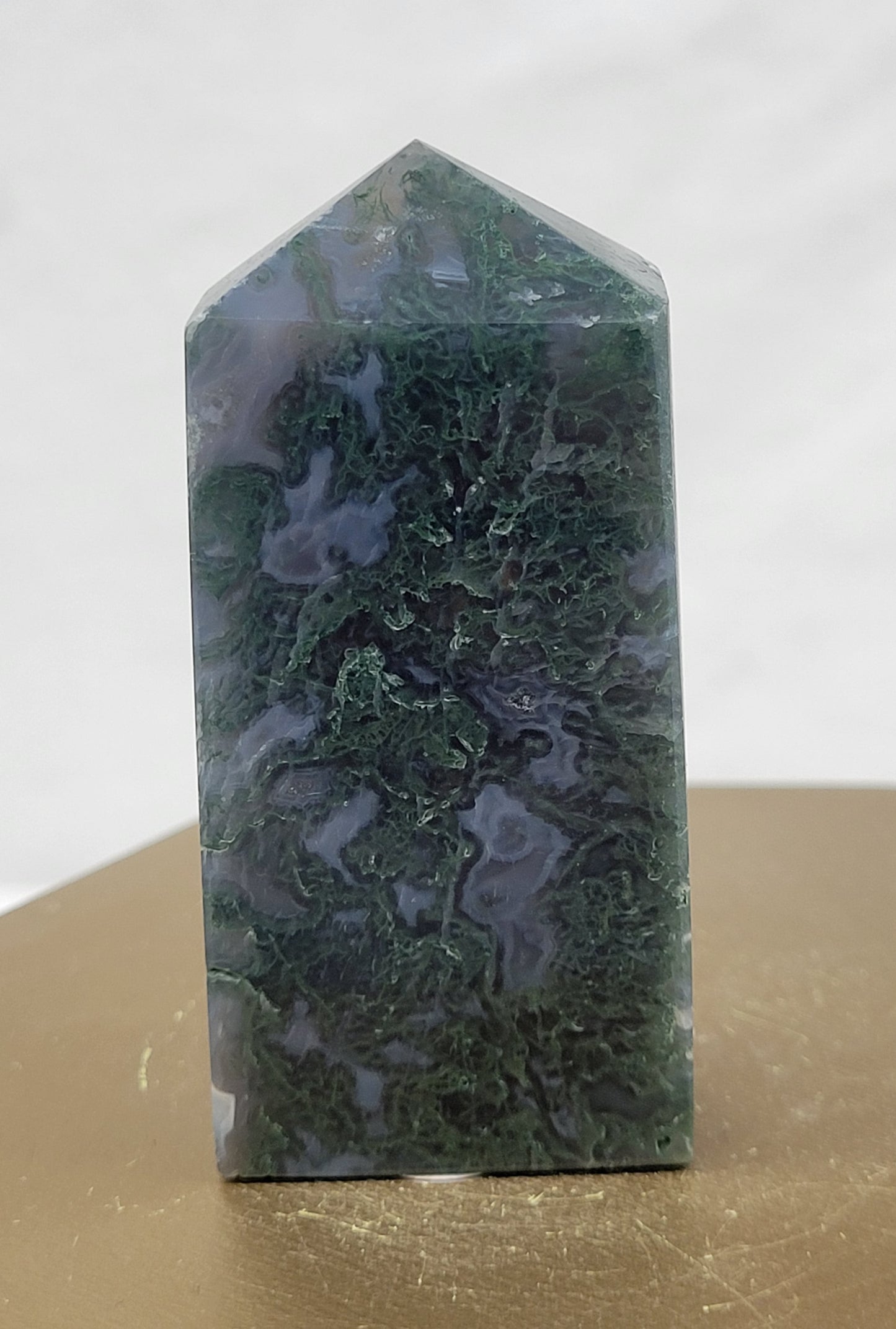 Moss Agate tower (4 sided)