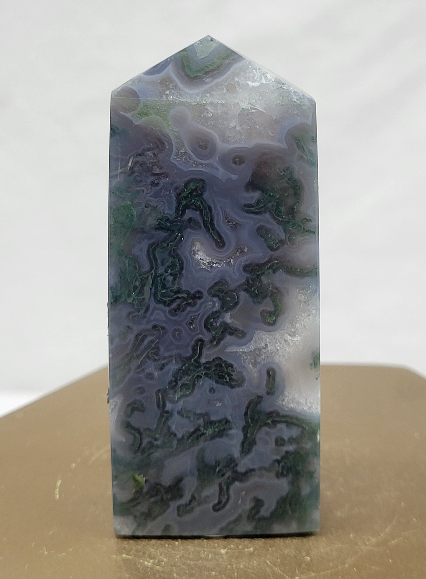 Moss Agate tower (4 sided)