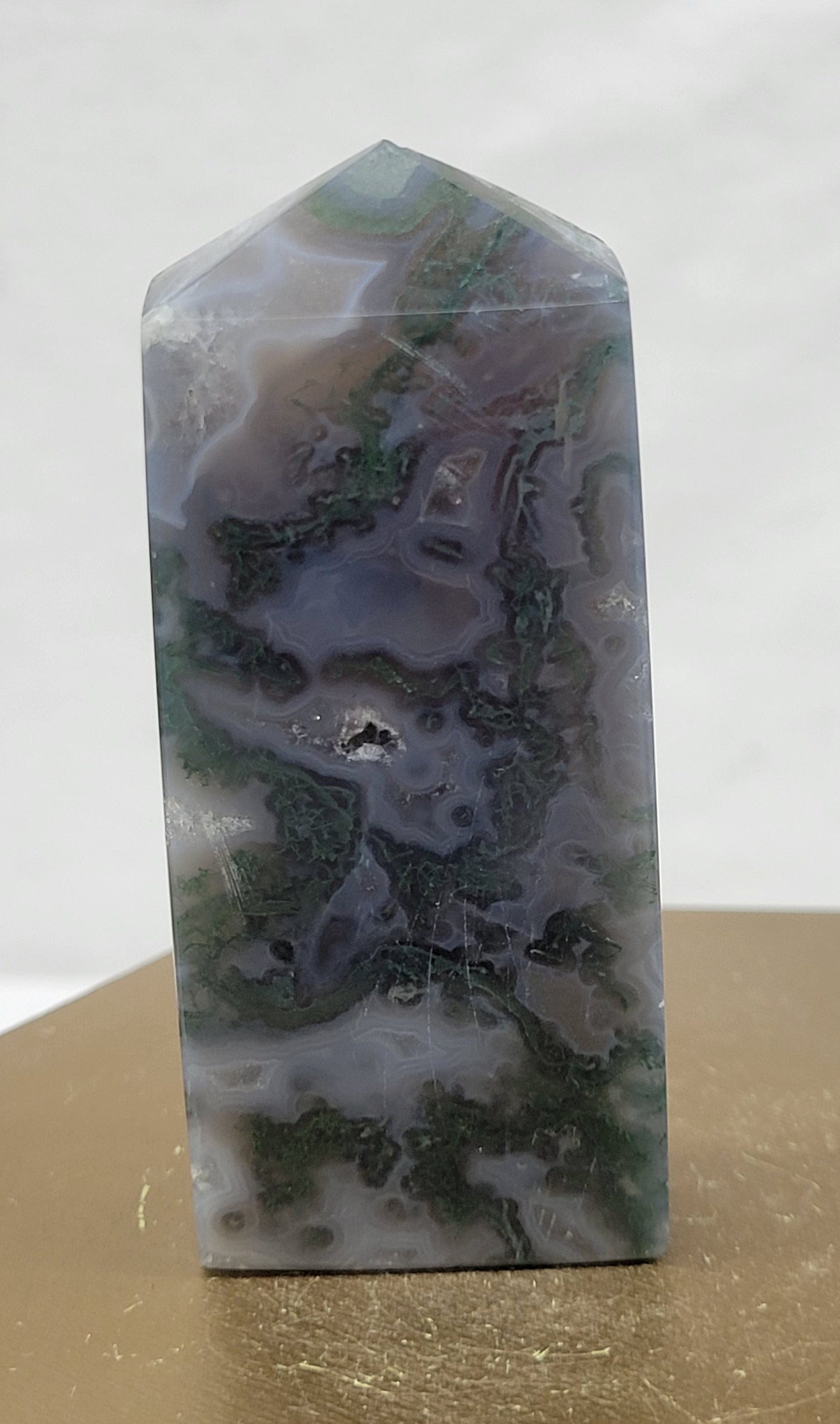 Moss Agate tower (4 sided)
