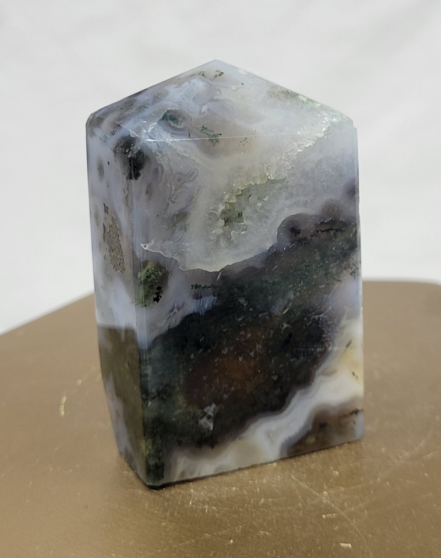 Moss Agate tower (4 sided)