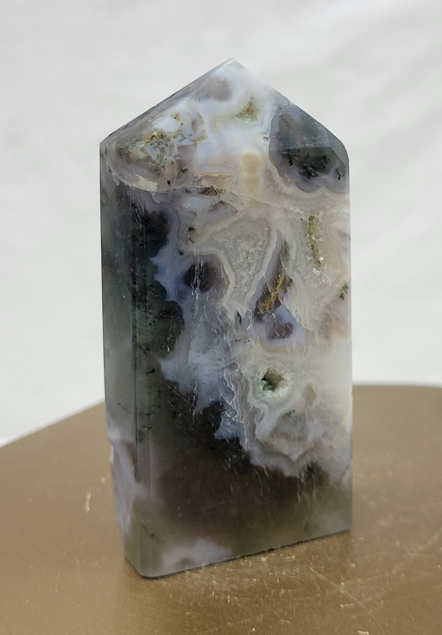 Moss Agate tower (4 sided)