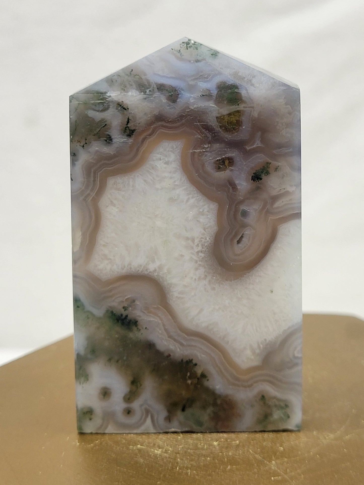 Moss Agate tower (4 sided)
