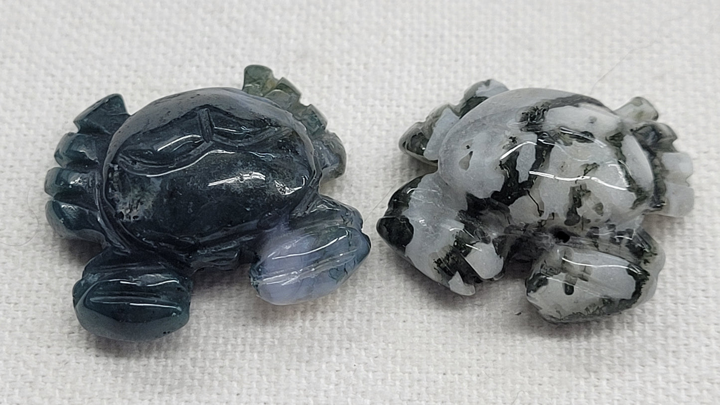 Crab carvings - mini/small