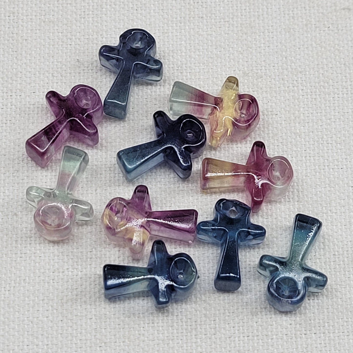 Fluorite mini - Egyptian Ankh
