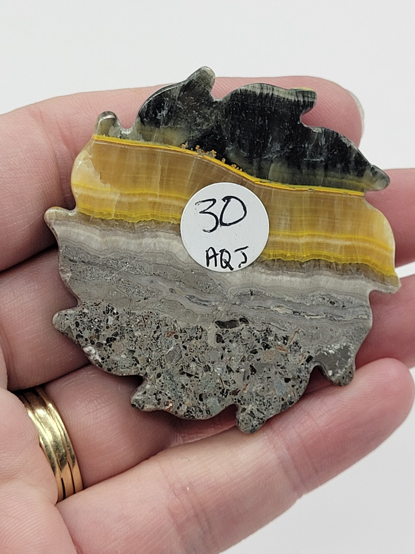 Bumblebee Jasper sun carving