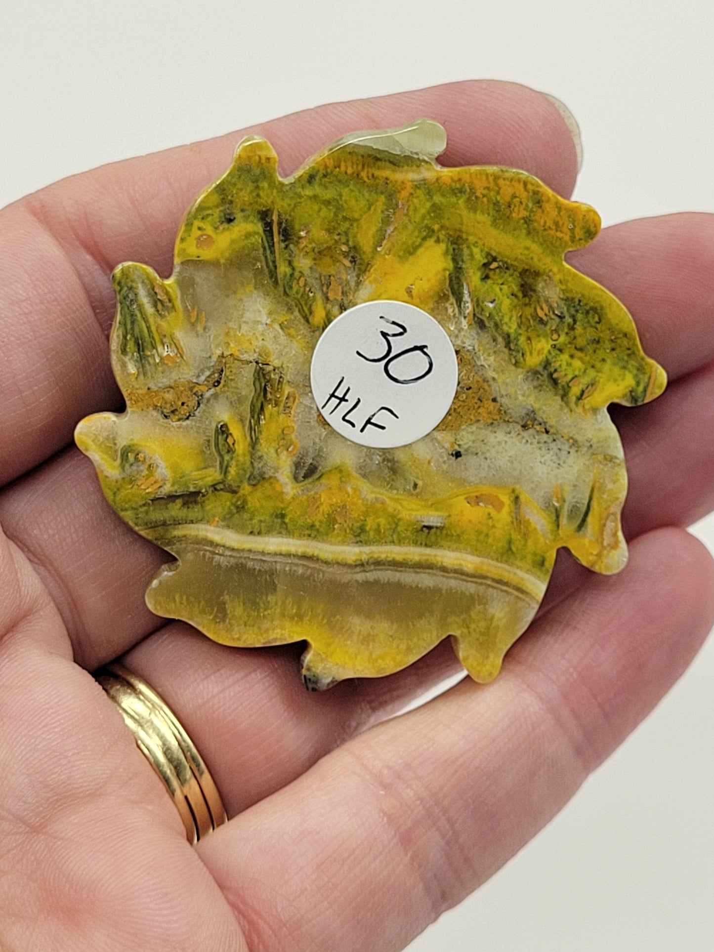 Bumblebee Jasper sun carving