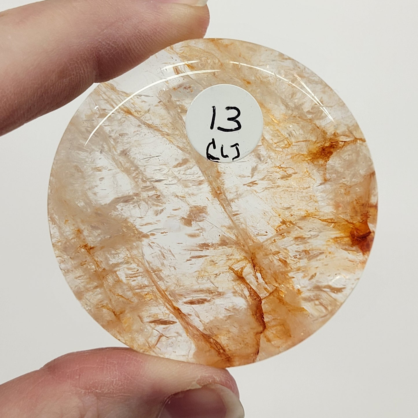 Fire Quartz bowl/sphere holder