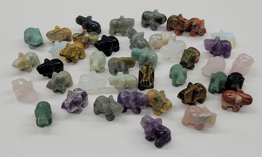 Mini Elephant carvings