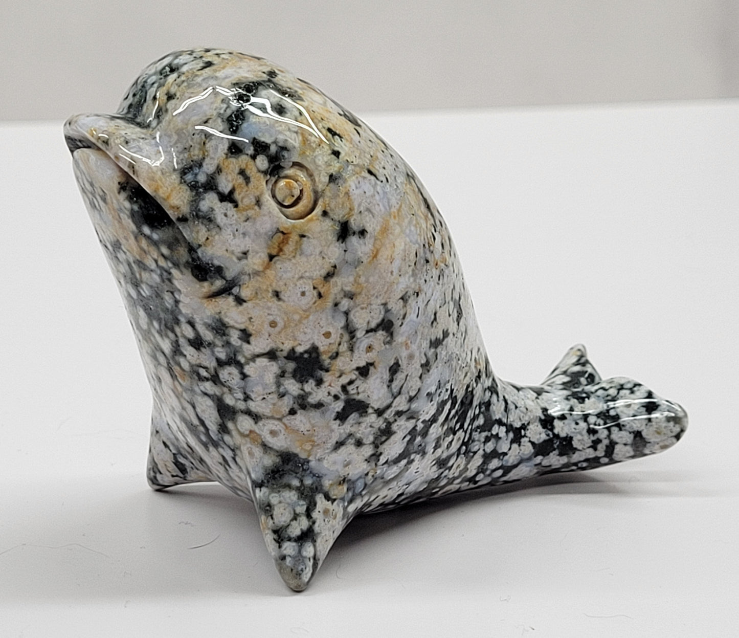 Ocean Jasper whale carving
