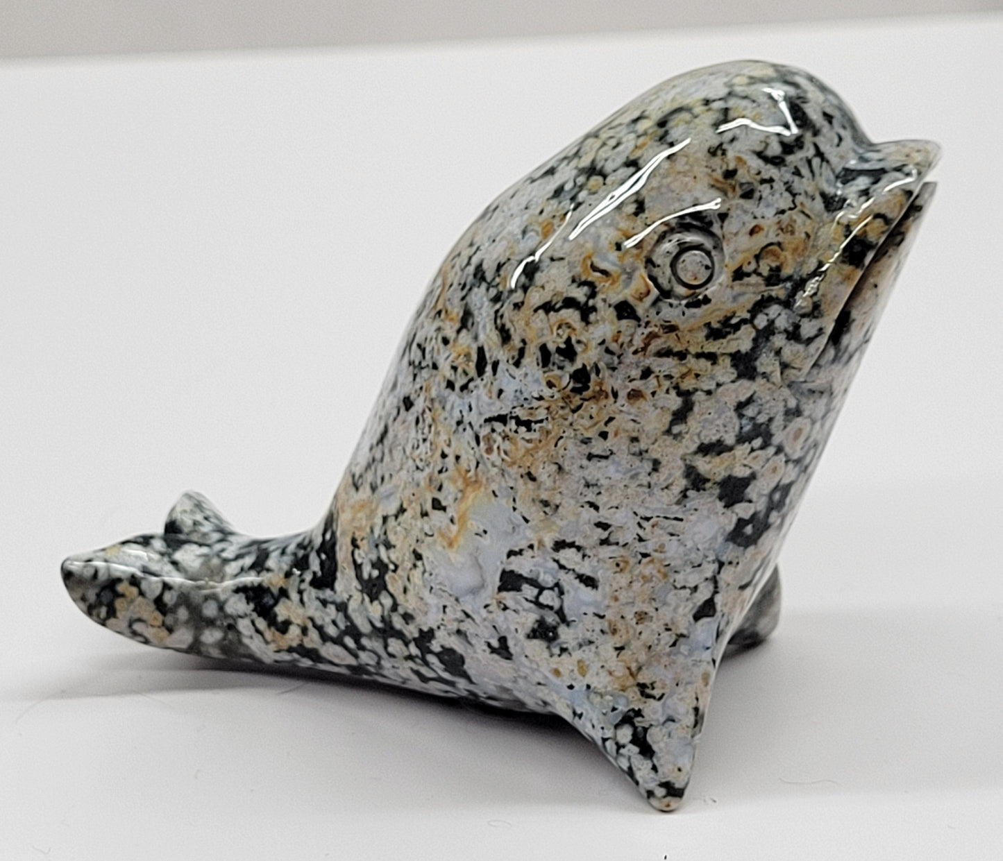 Ocean Jasper whale carving