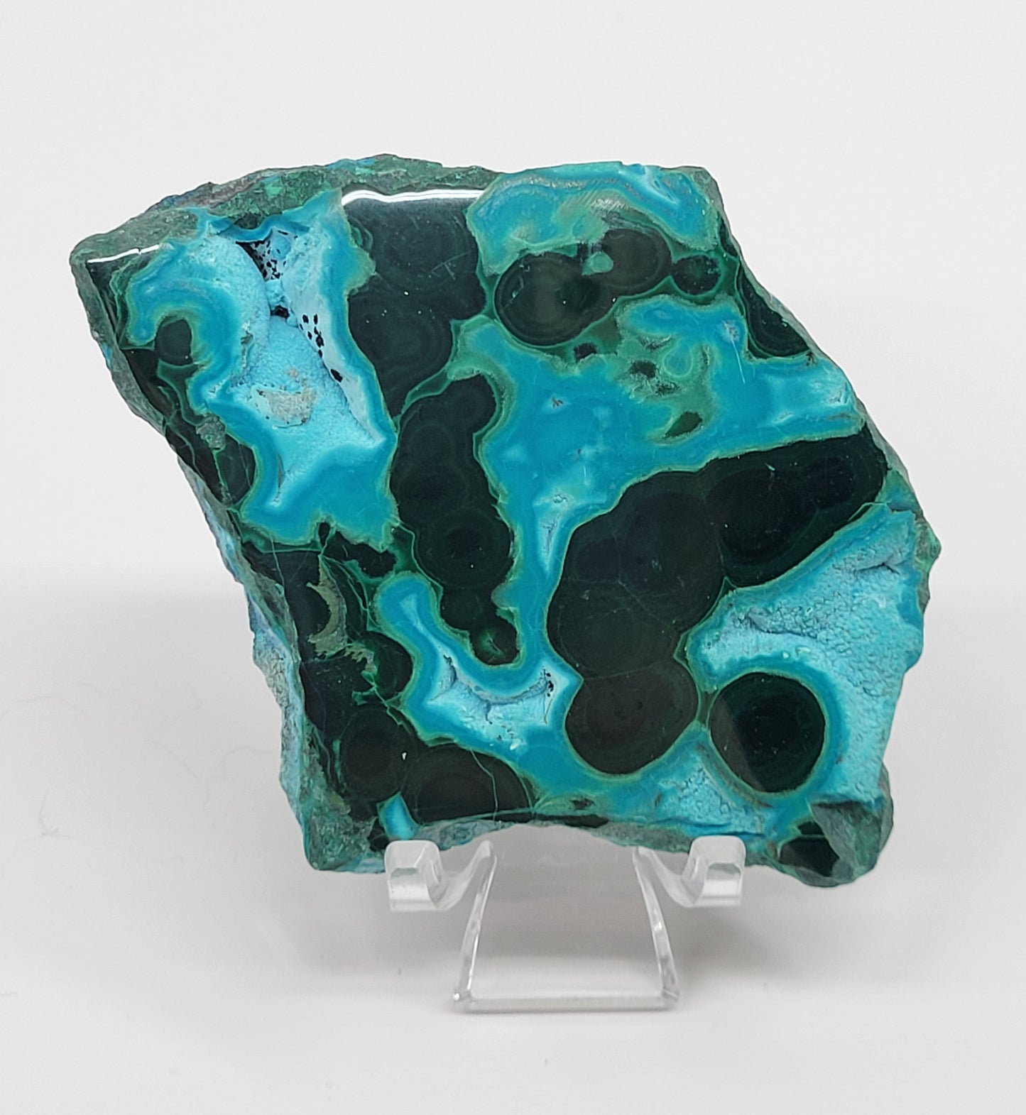 Malachite & Chrysocolla slab