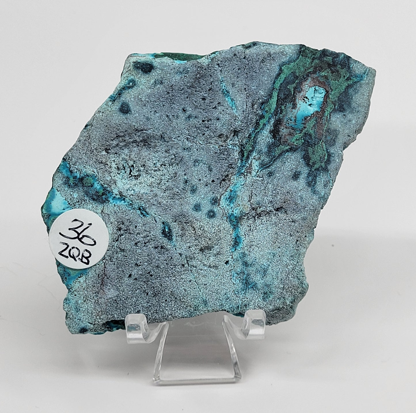 Malachite & Chrysocolla slab