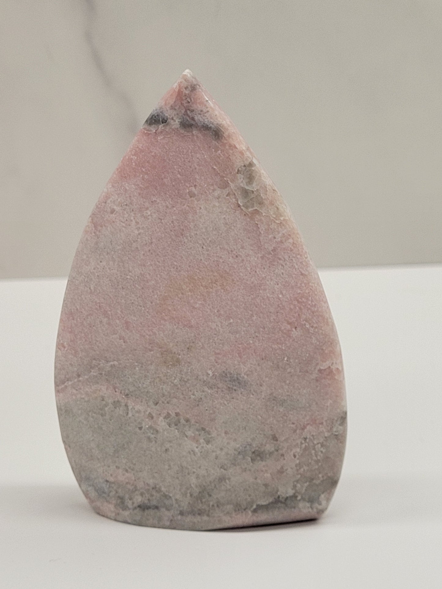 Pink Opal teardrop/flame