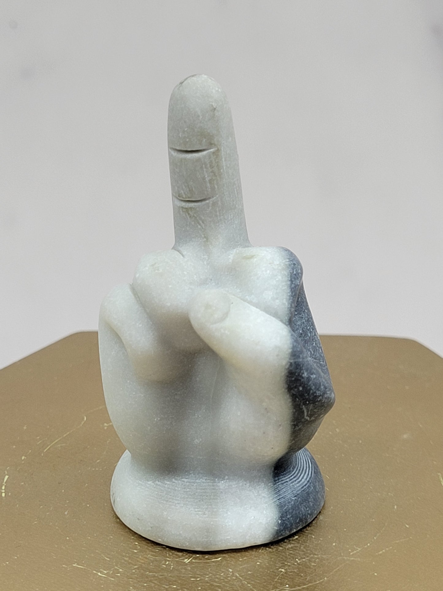 Hand gesture - Middle finger carvings (Tai Chi)