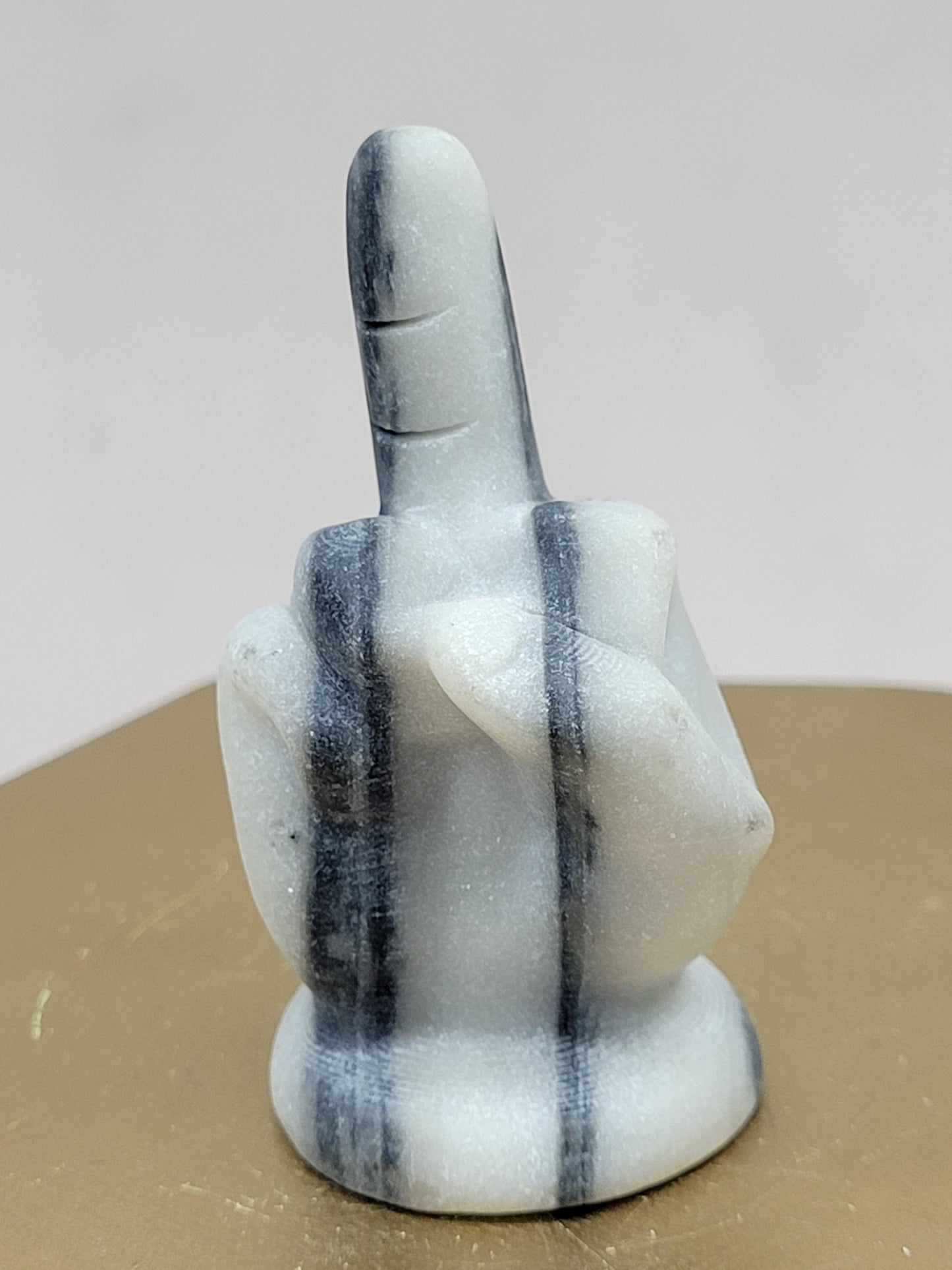 Hand gesture - Middle finger carvings (Tai Chi)