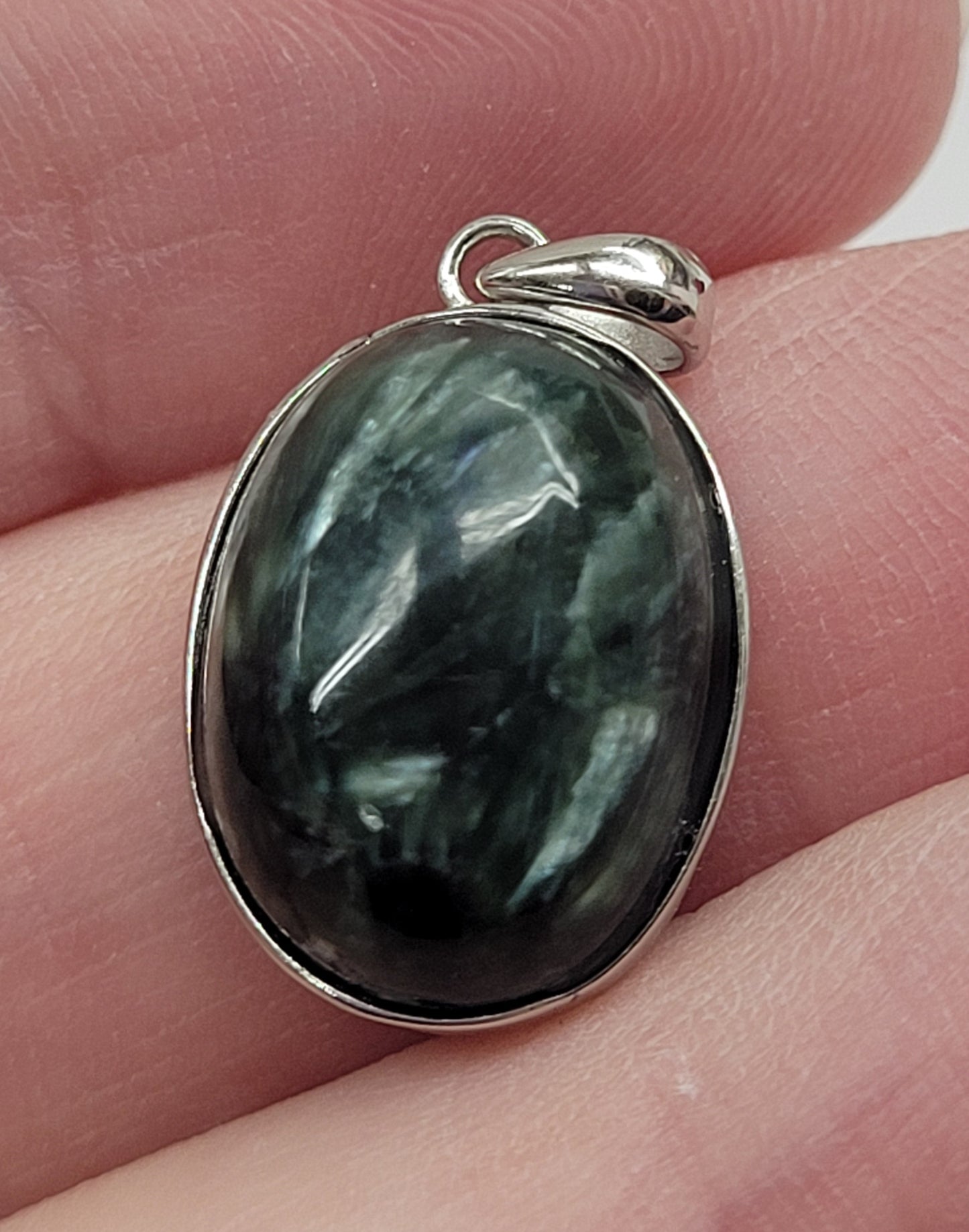 Seraphinite pendant