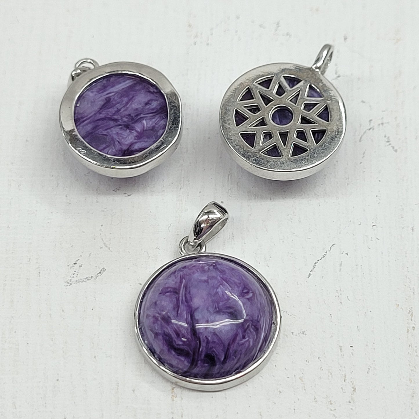 Charoite pendant