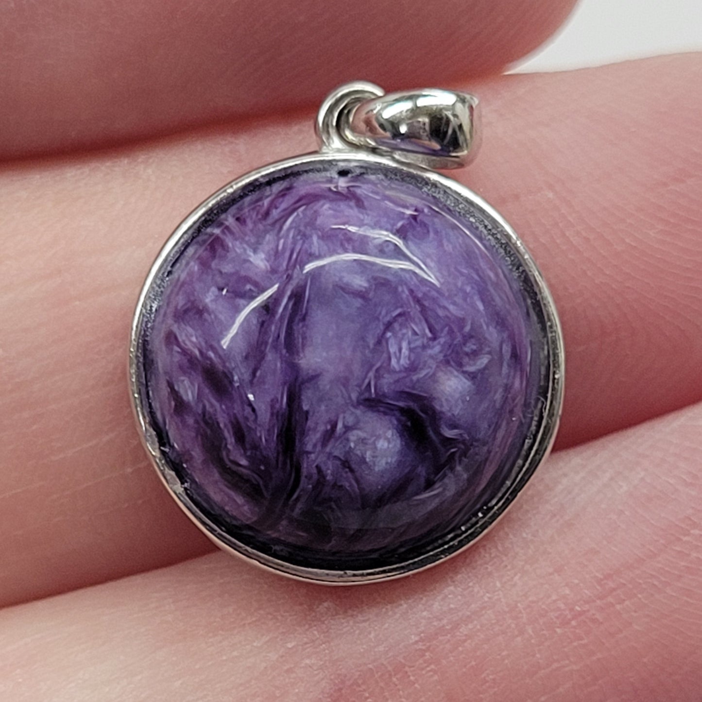 Charoite pendant