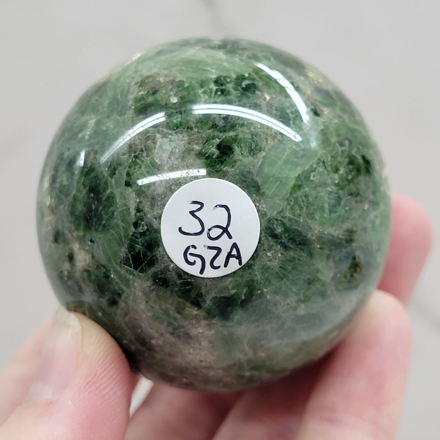 Diopside sphere