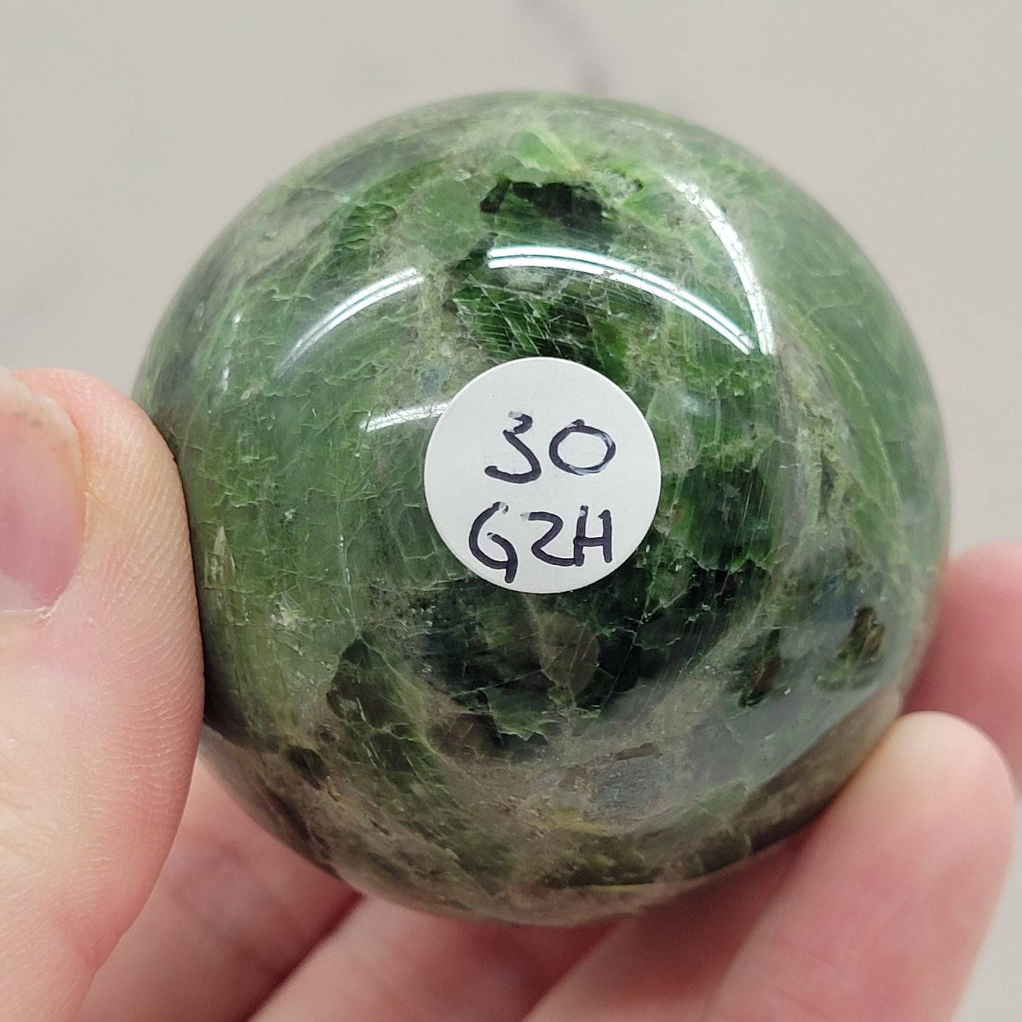 Diopside sphere