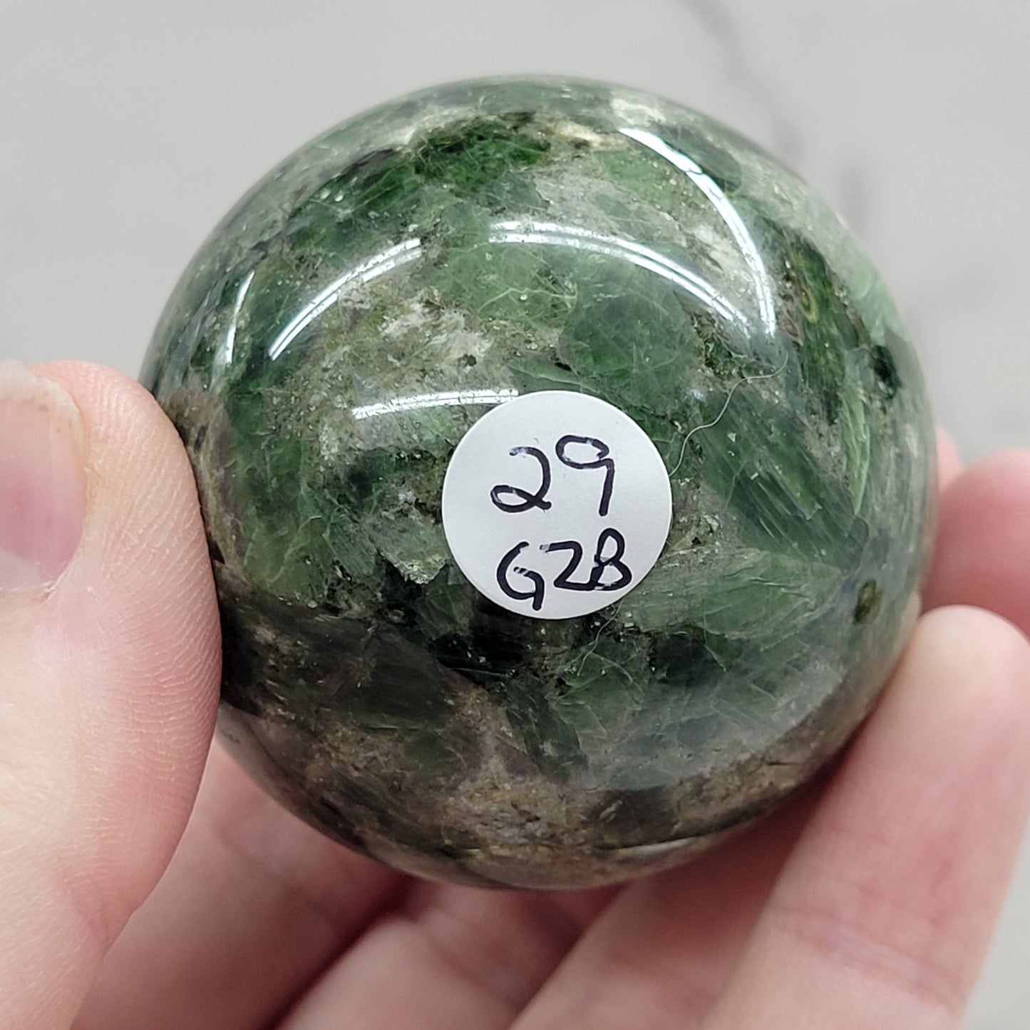 Diopside sphere