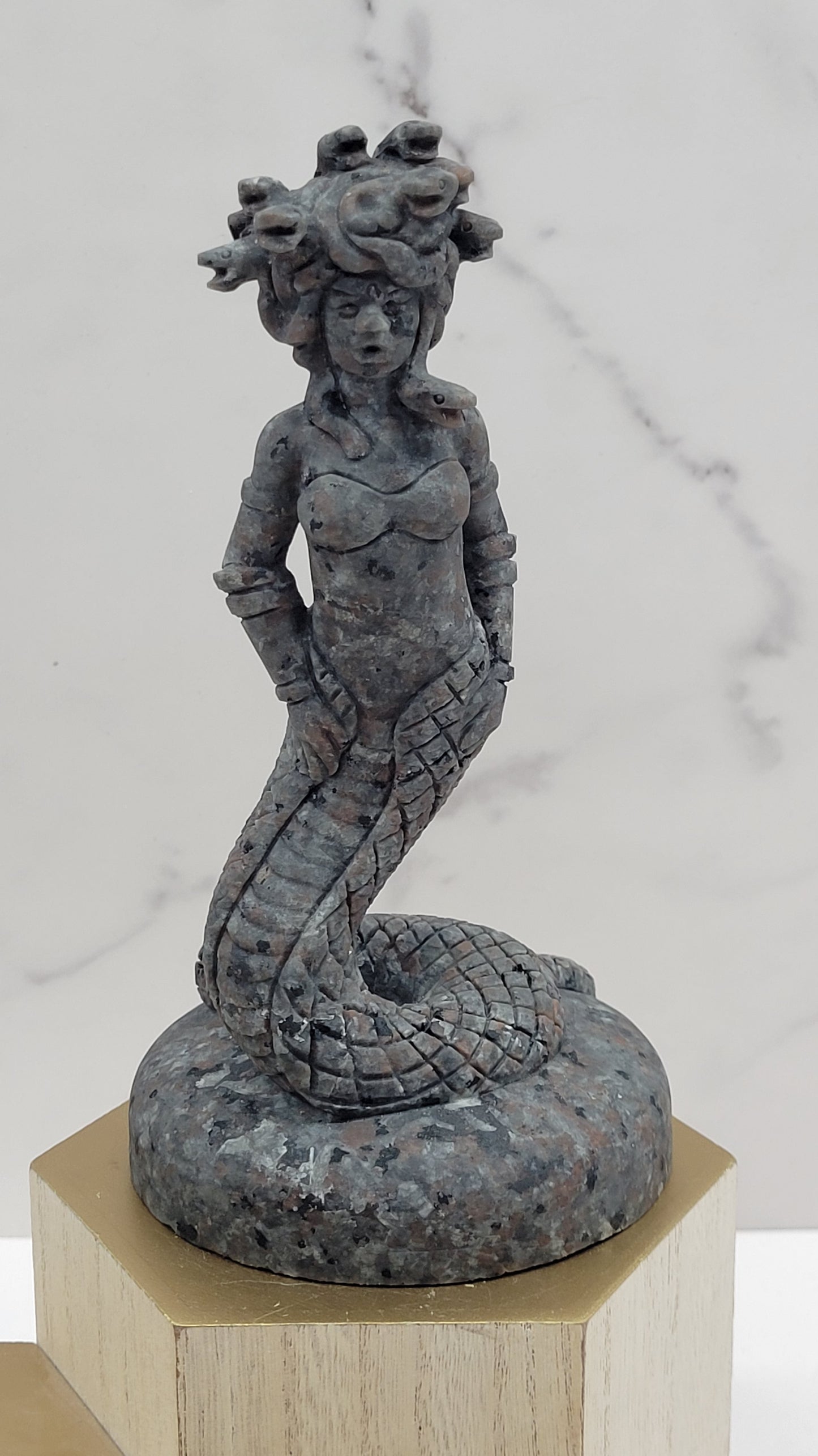 Medusa carving