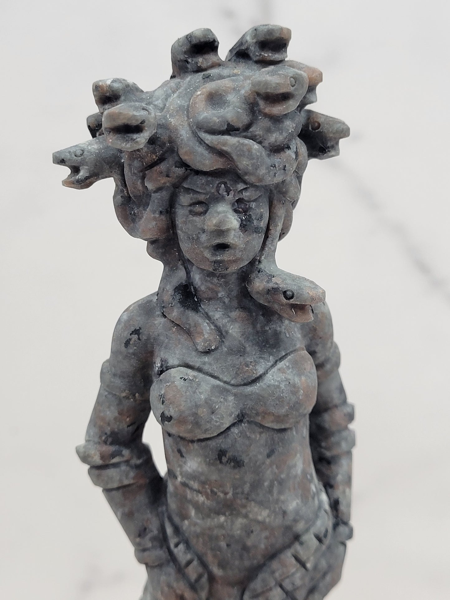 Medusa carving