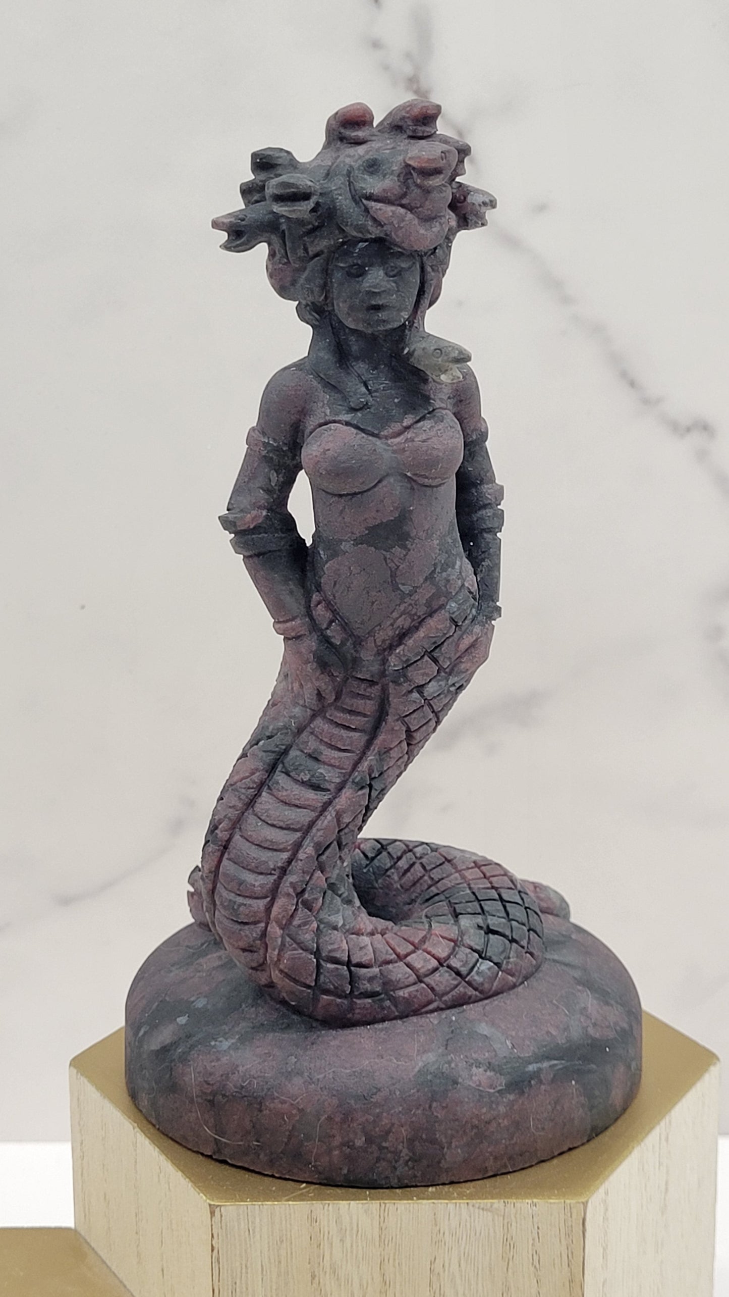 Medusa carving