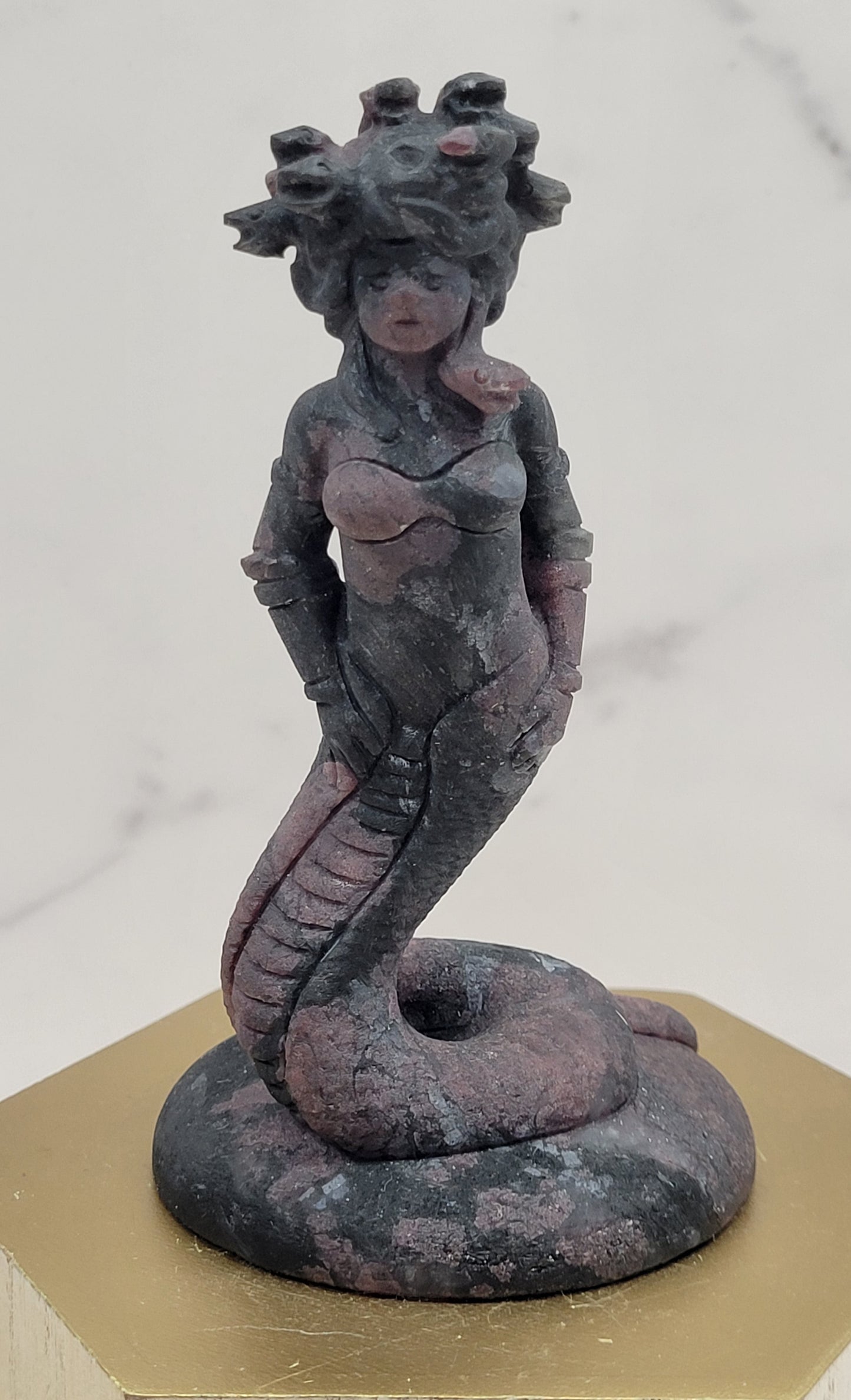 Medusa carving