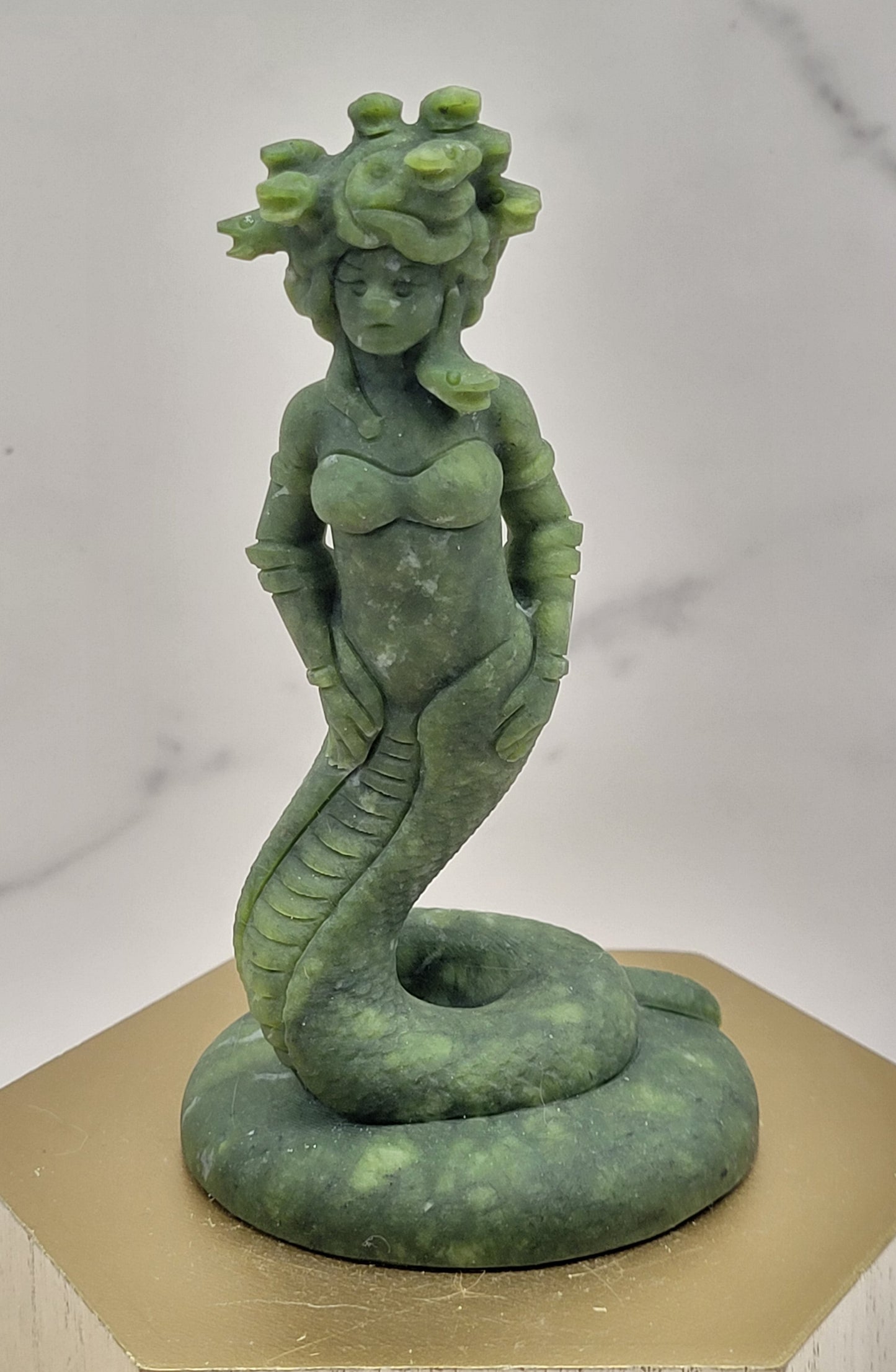Medusa carving
