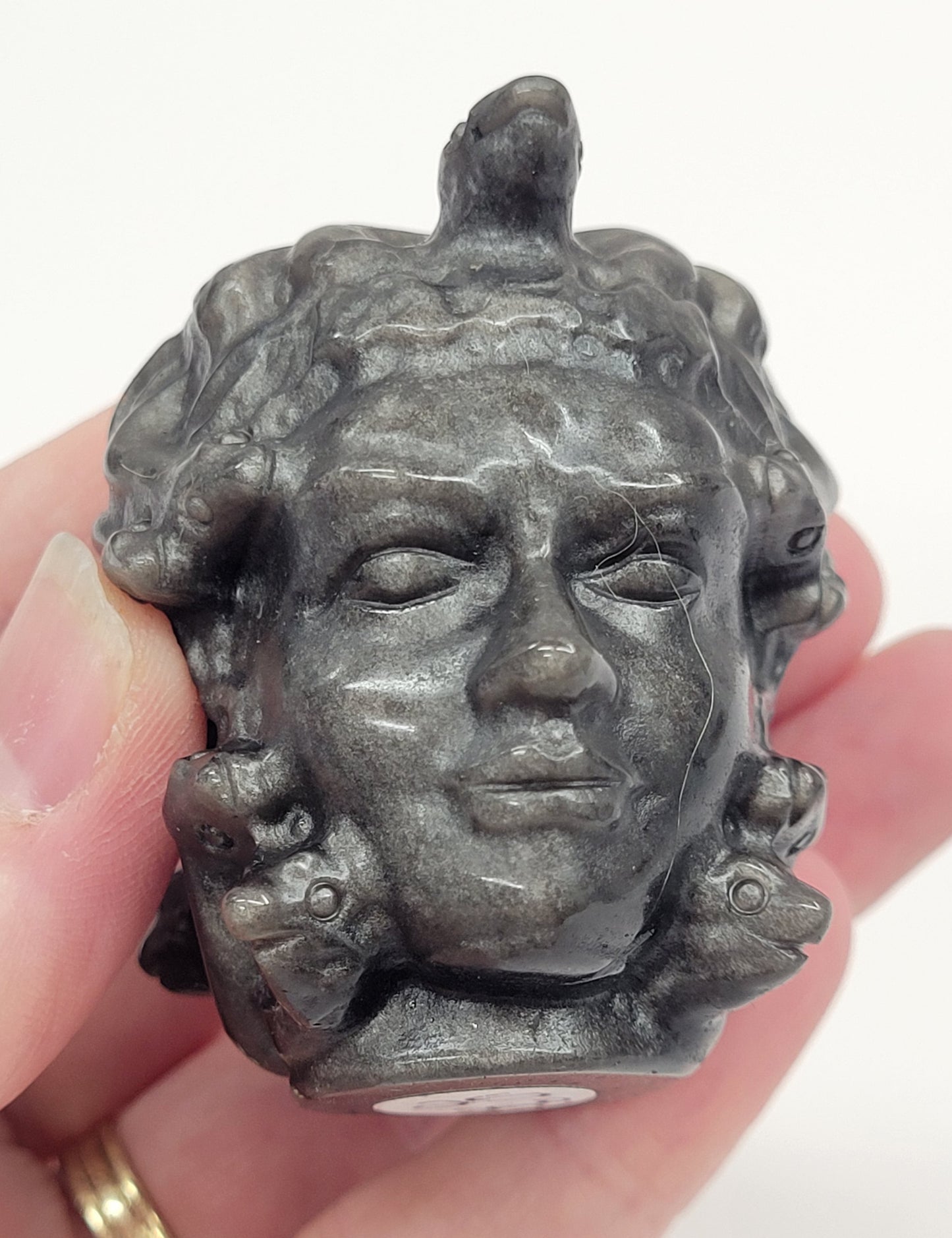Medusa head - Silver Sheen Obsidian