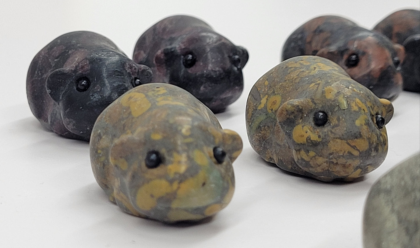Hamster carvings