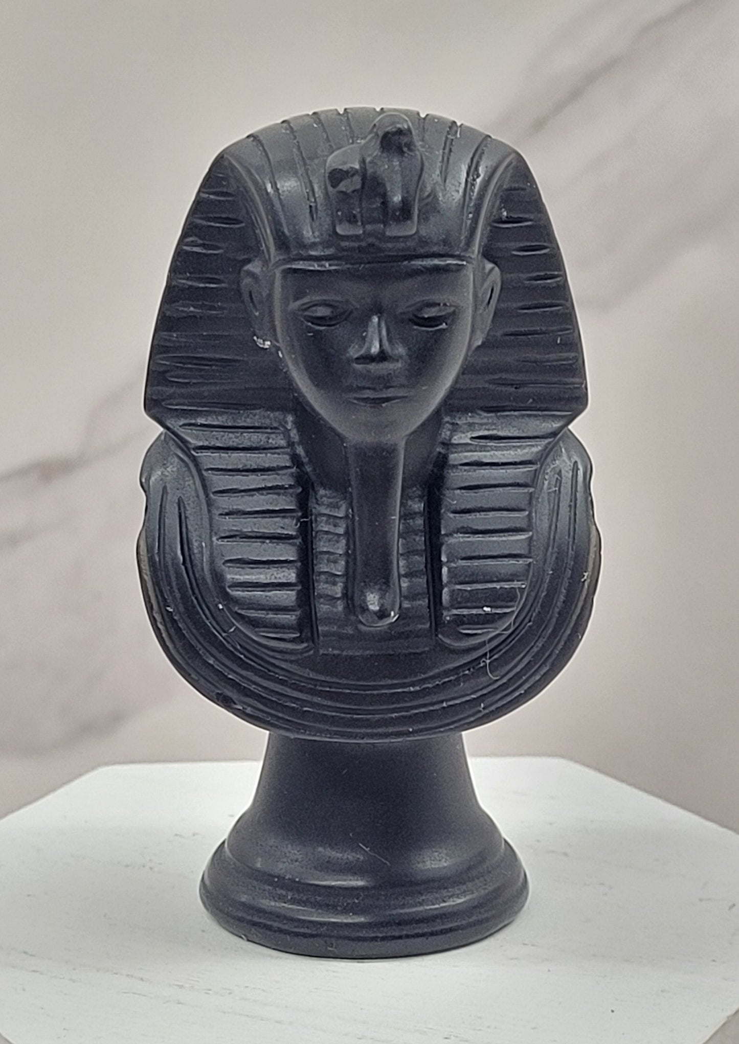 King Tut carving