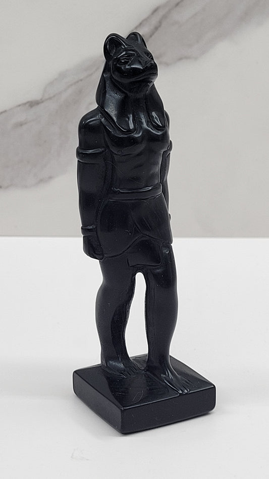 Anubis standing carving
