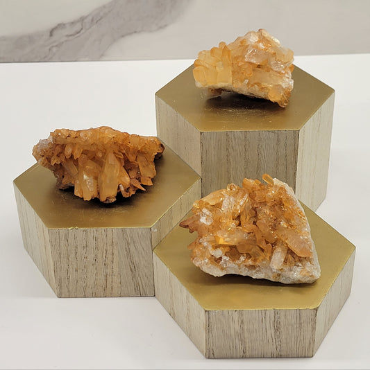 Tangerine Quartz clusters