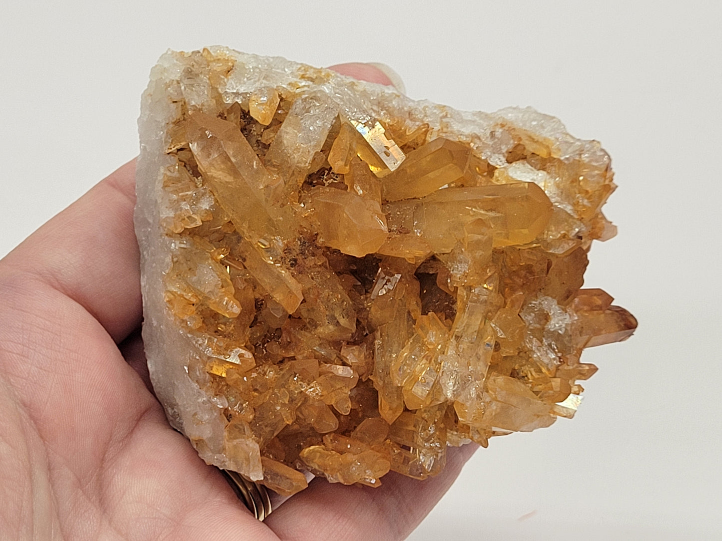 Tangerine Quartz clusters