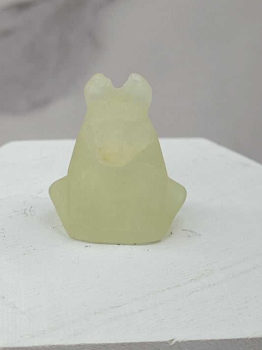 Anubis bust carving (S)