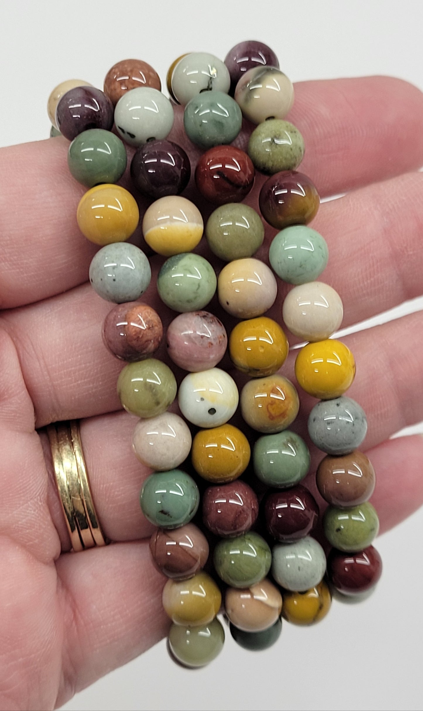 Alashan Agate (colorful) bracelet