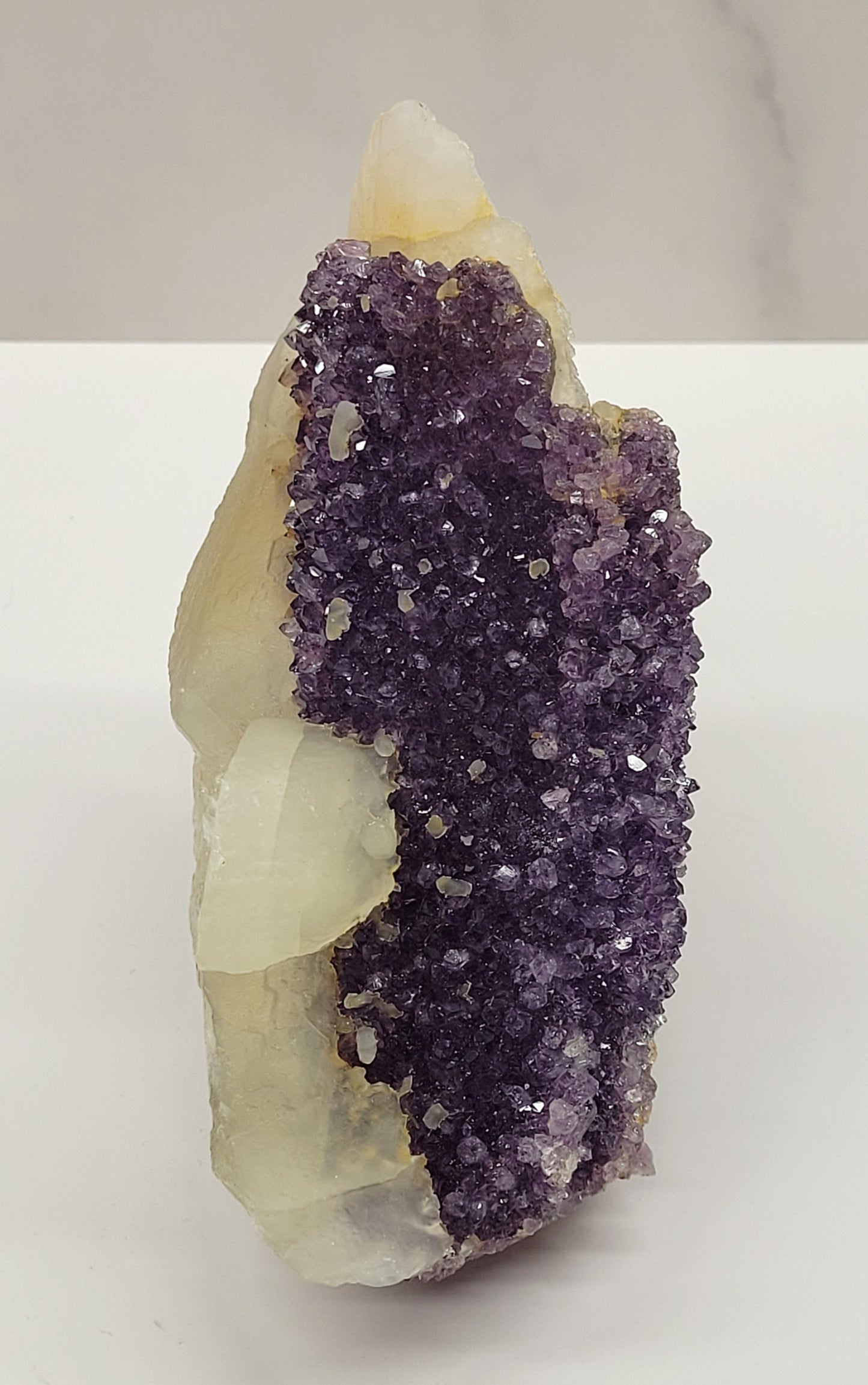 Amethyst w/ Calcite specimen