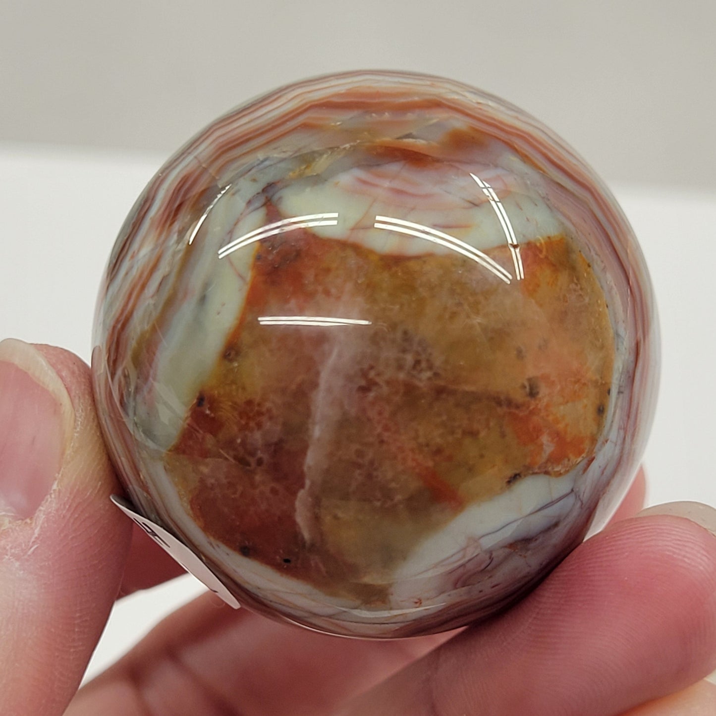 Amethyst w/ Agate sphere