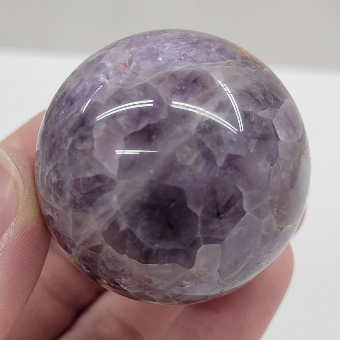 Amethyst w/ Agate sphere
