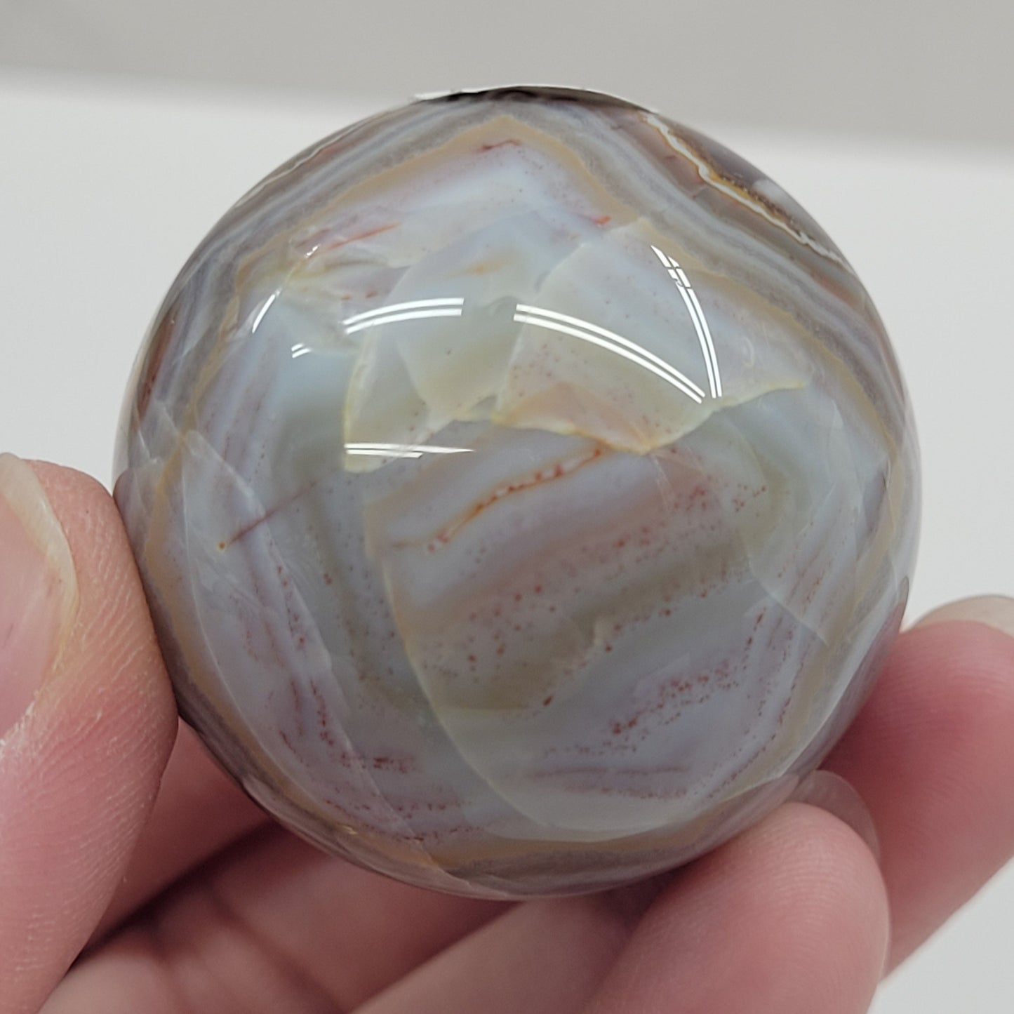 Amethyst w/ Agate sphere