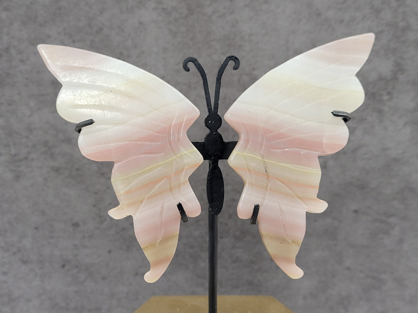 Wings - Pink Banded Calcite